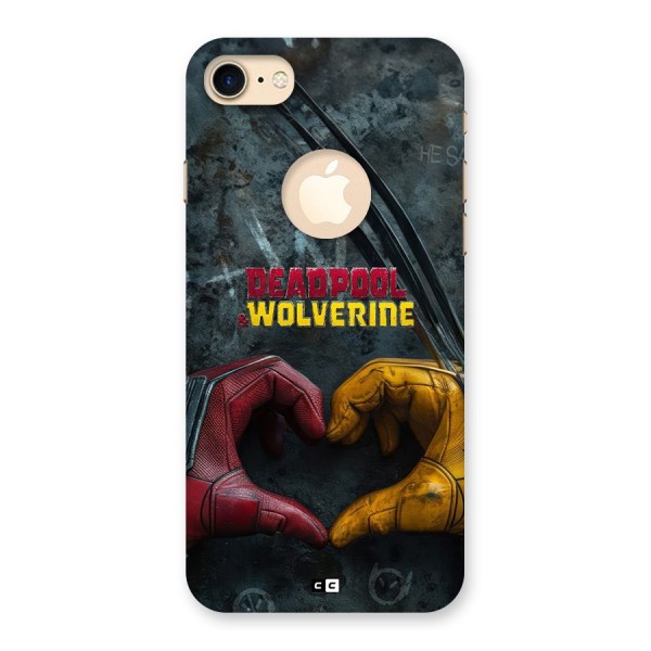 Wade Love Logan Back Case for iPhone 8 Logo Cut