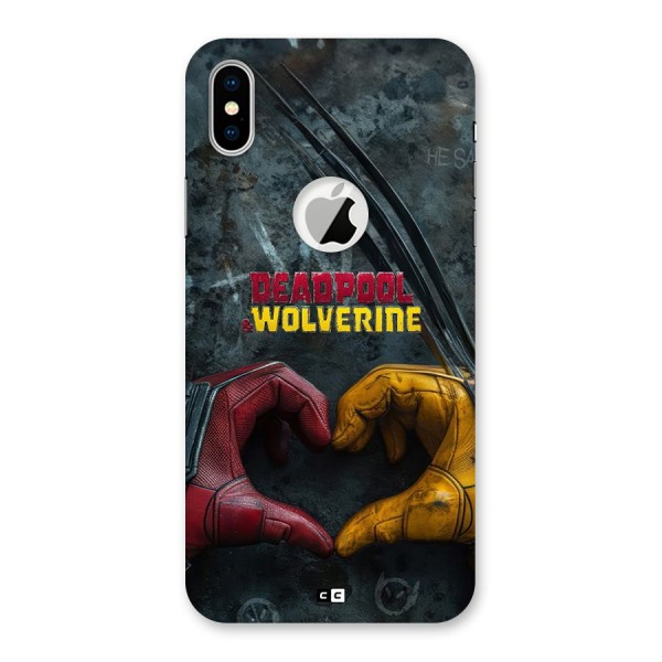 Wade Love Logan Back Case for iPhone X Logo Cut