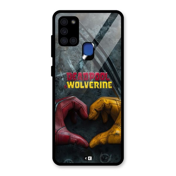 Wade Love Logan Glass Back Case for Galaxy A21s