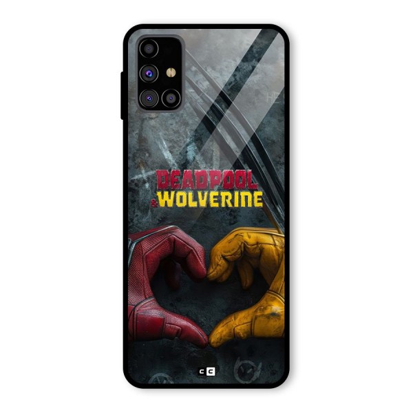 Wade Love Logan Glass Back Case for Galaxy M31s