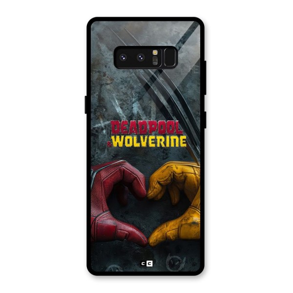 Wade Love Logan Glass Back Case for Galaxy Note 8