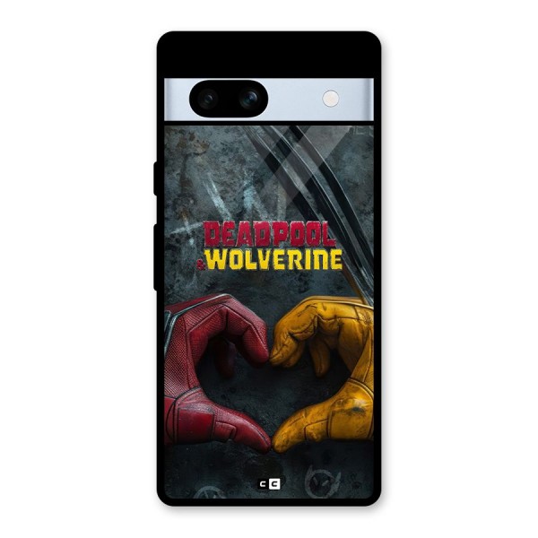 Wade Love Logan Glass Back Case for Google Pixel 7a