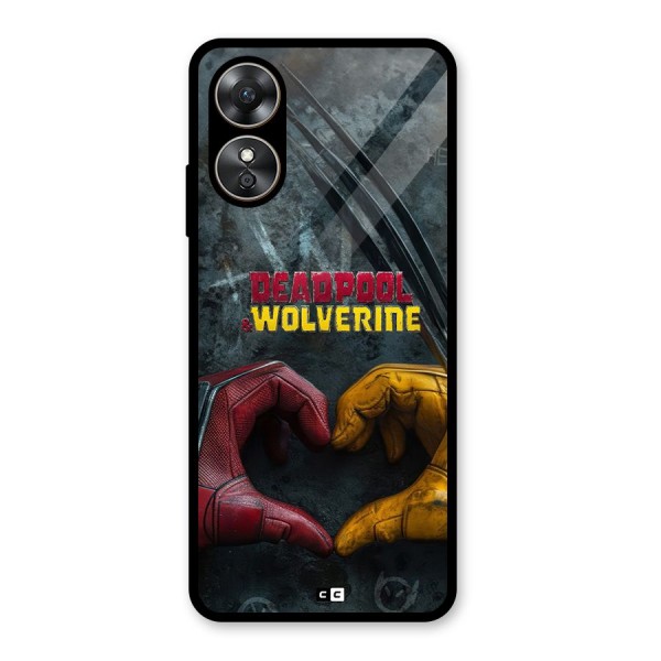 Wade Love Logan Glass Back Case for Oppo A17