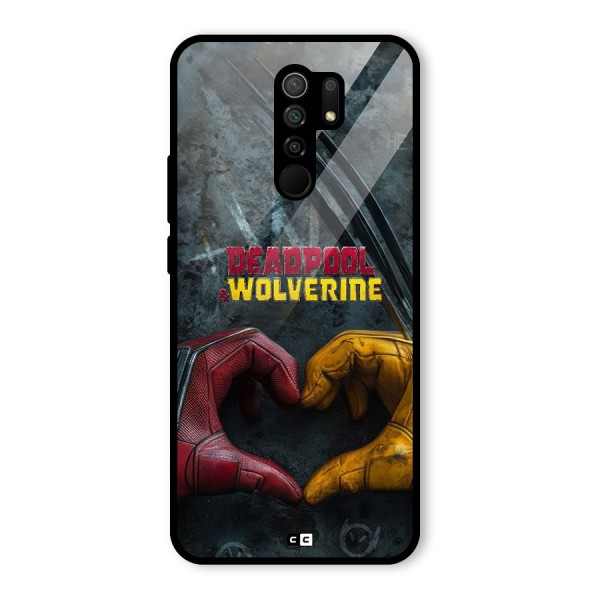 Wade Love Logan Glass Back Case for Redmi 9 Prime