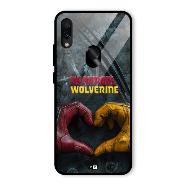 Wade Love Logan Glass Back Case for Redmi Note 7