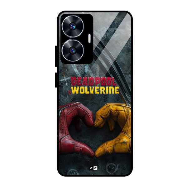 Wade Love Logan Glass Back Case for realme C55