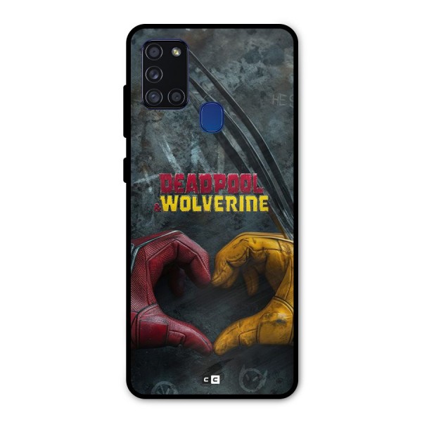 Wade Love Logan Metal Back Case for Galaxy A21s