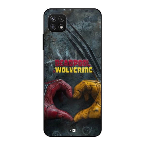 Wade Love Logan Metal Back Case for Galaxy A22 5G