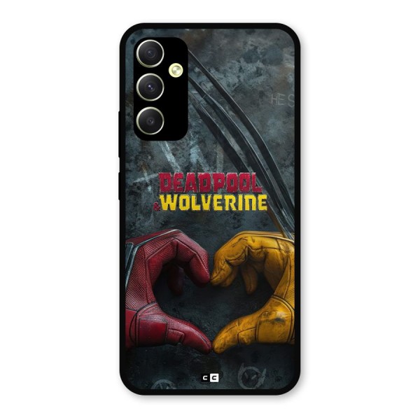 Wade Love Logan Metal Back Case for Galaxy A34