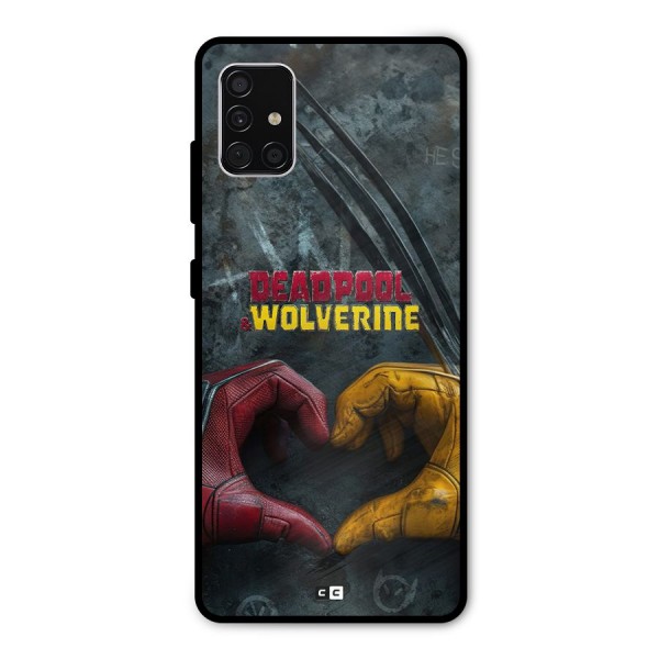 Wade Love Logan Metal Back Case for Galaxy A51