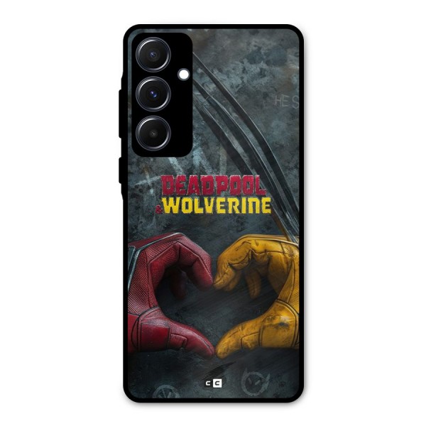 Wade Love Logan Metal Back Case for Galaxy A55