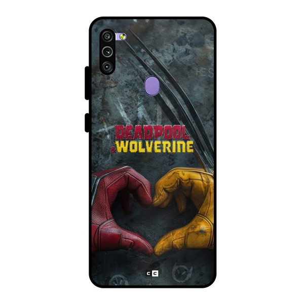 Wade Love Logan Metal Back Case for Galaxy M11