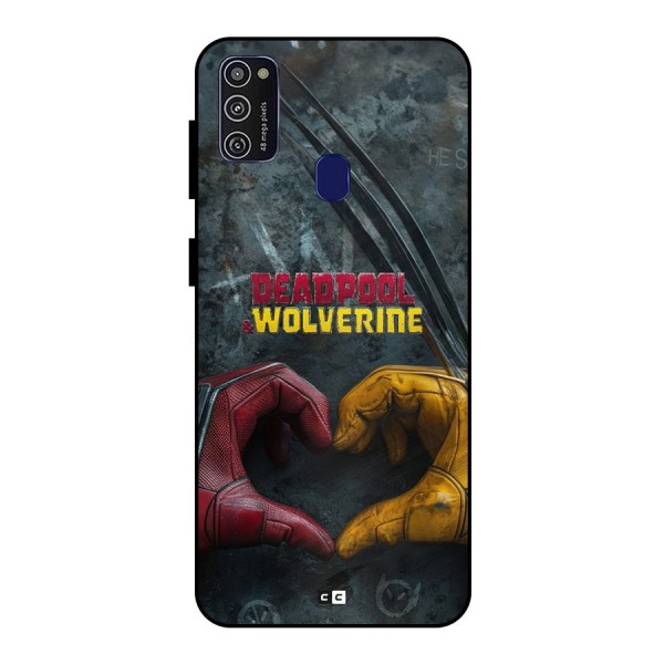 Wade Love Logan Metal Back Case for Galaxy M21