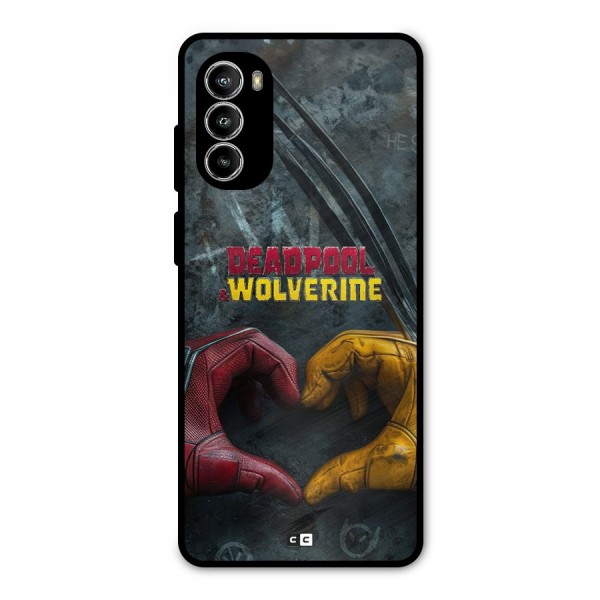 Wade Love Logan Metal Back Case for Moto G52