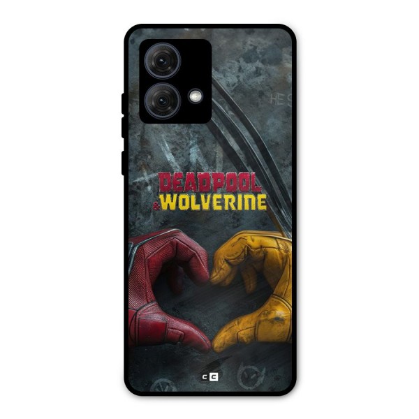 Wade Love Logan Metal Back Case for Moto G84