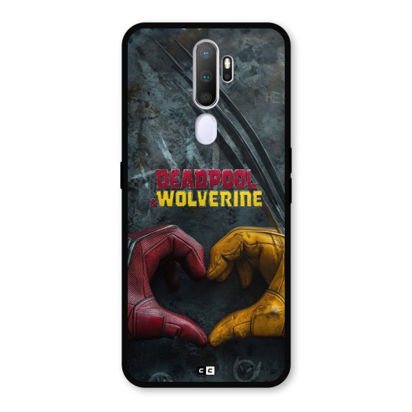 Wade Love Logan Metal Back Case for Oppo A5 (2020)