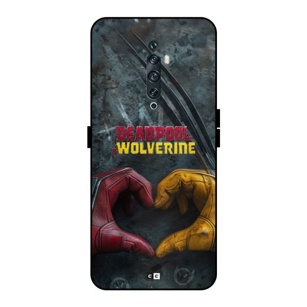 Wade Love Logan Metal Back Case for Oppo Reno2 F