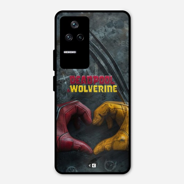 Wade Love Logan Metal Back Case for Poco F4 5G