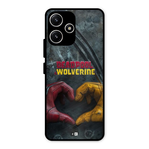 Wade Love Logan Metal Back Case for Poco M6 Pro