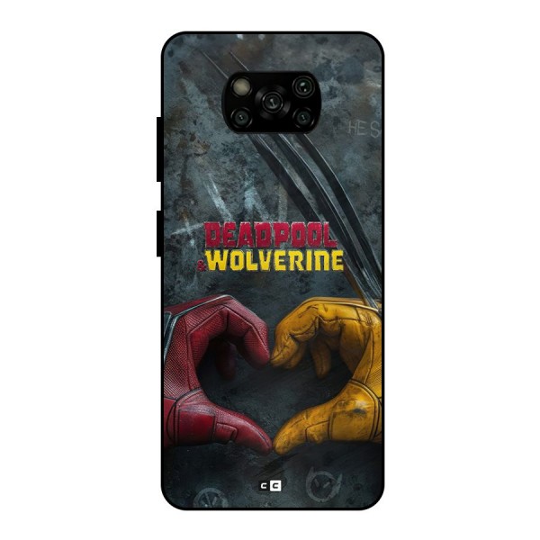 Wade Love Logan Metal Back Case for Poco X3