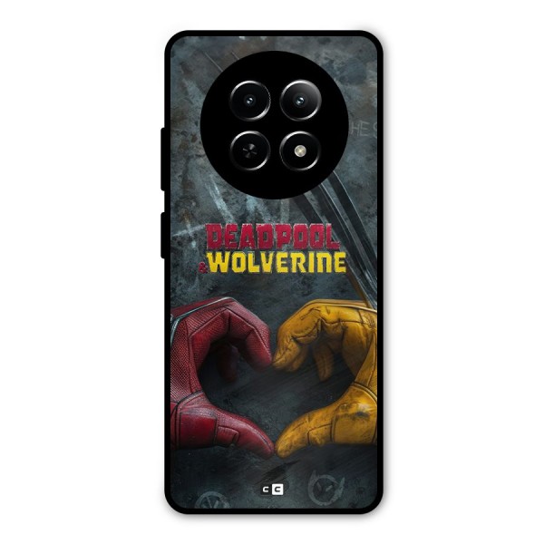 Wade Love Logan Metal Back Case for Realme 12x 5G