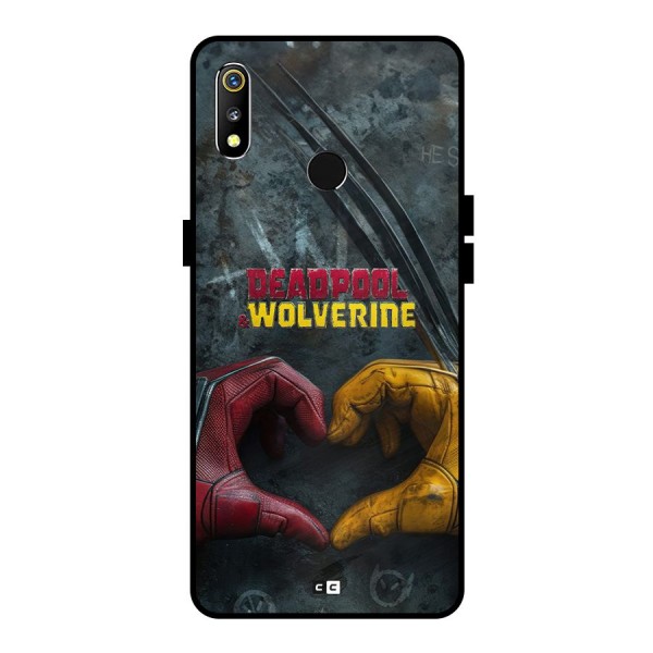 Wade Love Logan Metal Back Case for Realme 3i