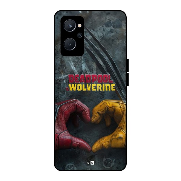 Wade Love Logan Metal Back Case for Realme 9i 5G