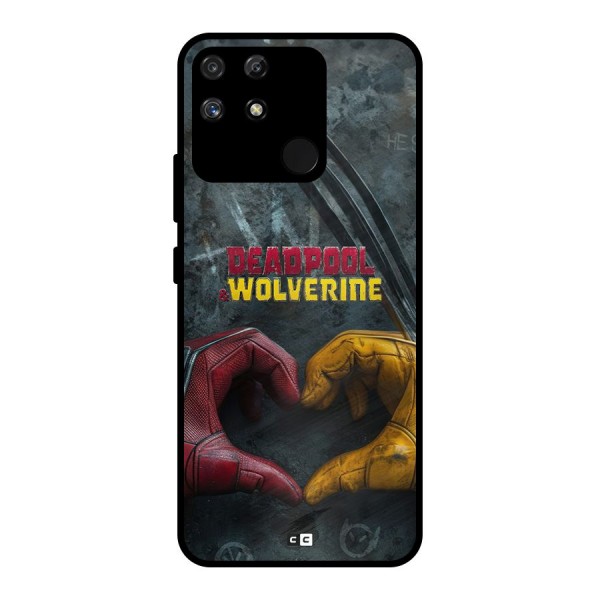 Wade Love Logan Metal Back Case for Realme Narzo 50A