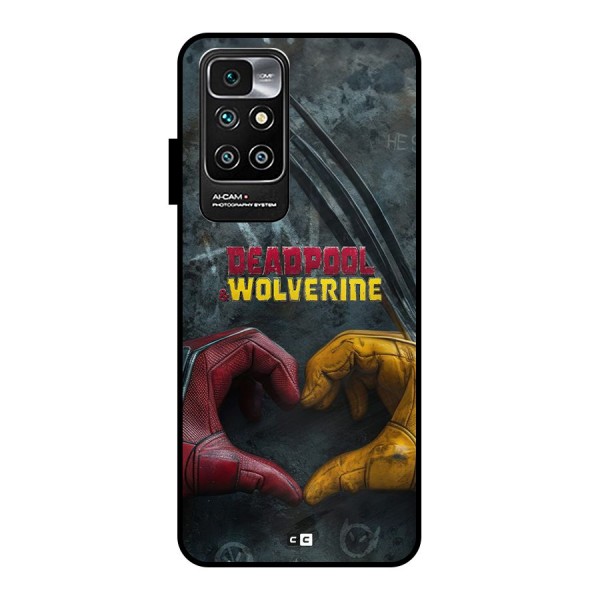 Wade Love Logan Metal Back Case for Redmi 10 Prime