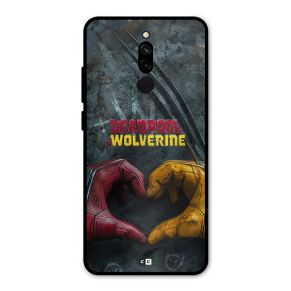 Wade Love Logan Metal Back Case for Redmi 8