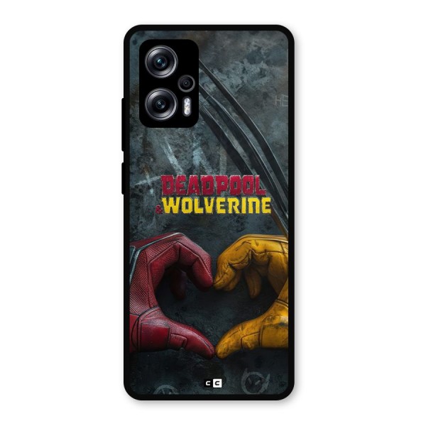 Wade Love Logan Metal Back Case for Redmi K50i