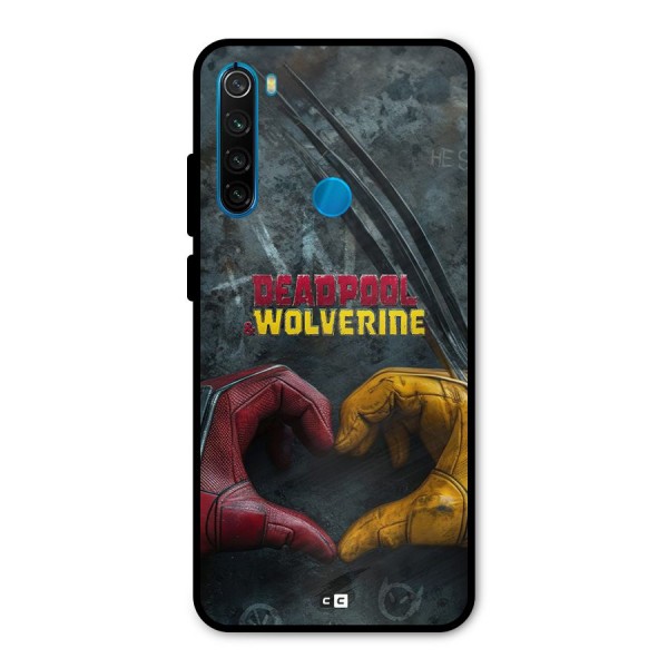 Wade Love Logan Metal Back Case for Redmi Note 8