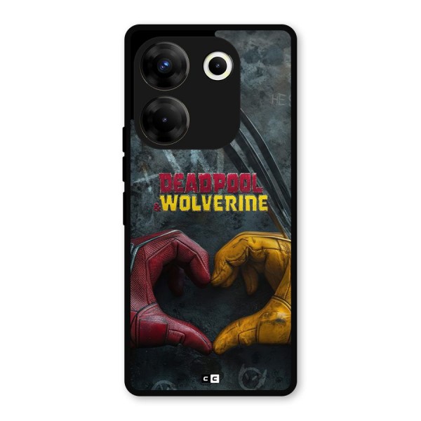 Wade Love Logan Metal Back Case for Tecno Camon 20