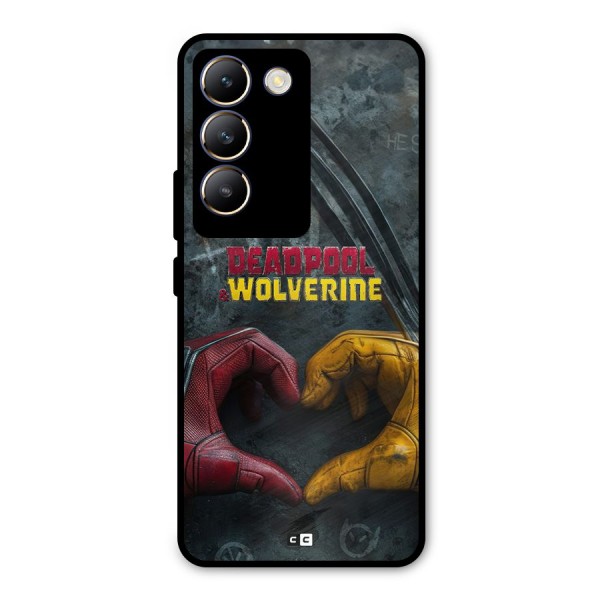 Wade Love Logan Metal Back Case for Vivo T3 5G