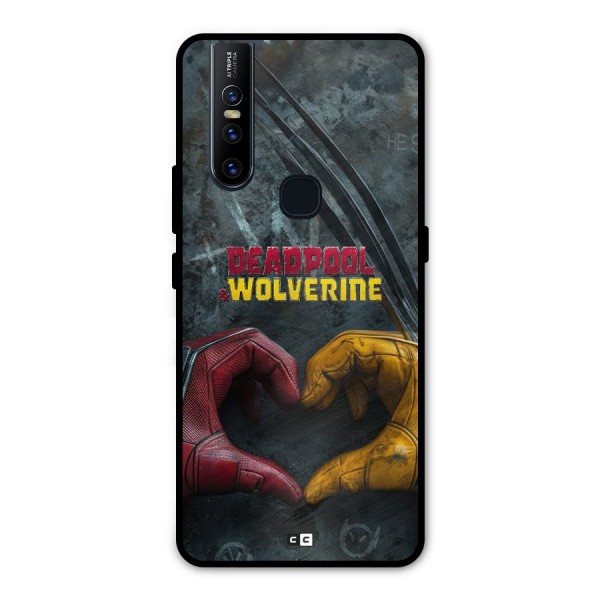 Wade Love Logan Metal Back Case for Vivo V15