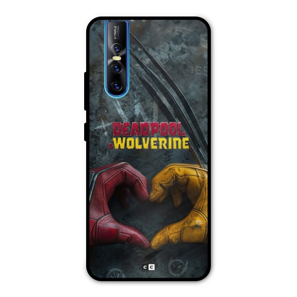 Wade Love Logan Metal Back Case for Vivo V15 Pro