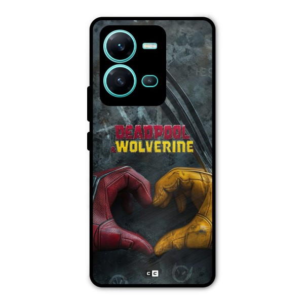 Wade Love Logan Metal Back Case for Vivo V25