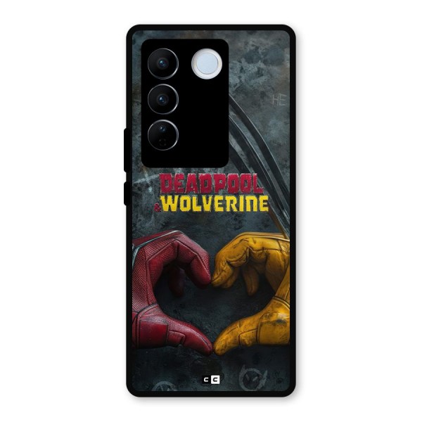 Wade Love Logan Metal Back Case for Vivo V27