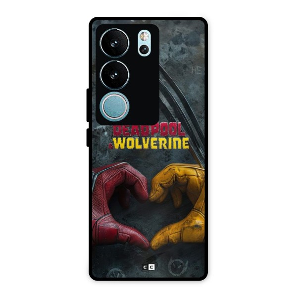 Wade Love Logan Metal Back Case for Vivo V29 Pro