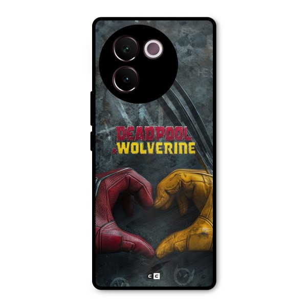 Wade Love Logan Metal Back Case for Vivo V30e