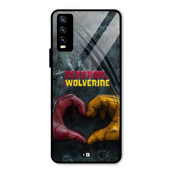 Wade Love Logan Metal Back Case for Vivo Y20 2021