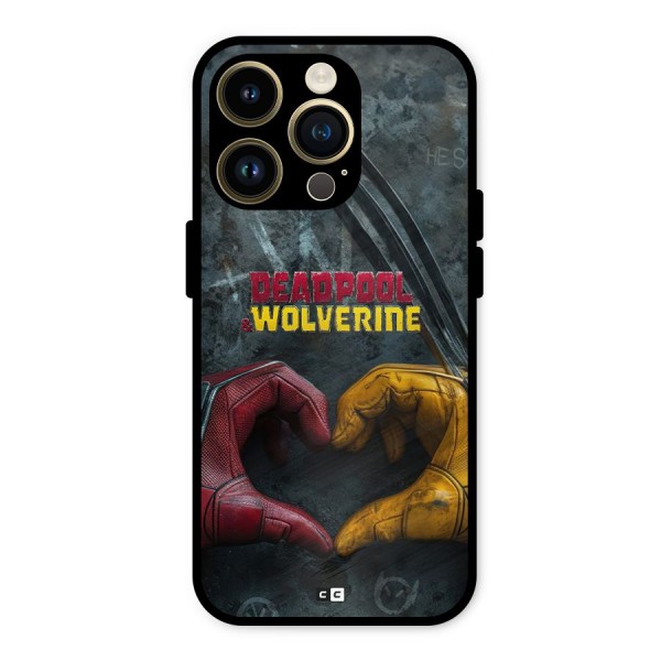 Wade Love Logan Metal Back Case for iPhone 14 Pro