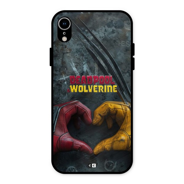 Wade Love Logan Metal Back Case for iPhone XR