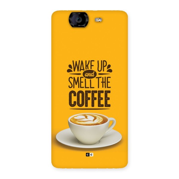 Wake Up Coffee Back Case for Canvas Knight A350