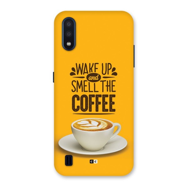 Wake Up Coffee Back Case for Galaxy M01