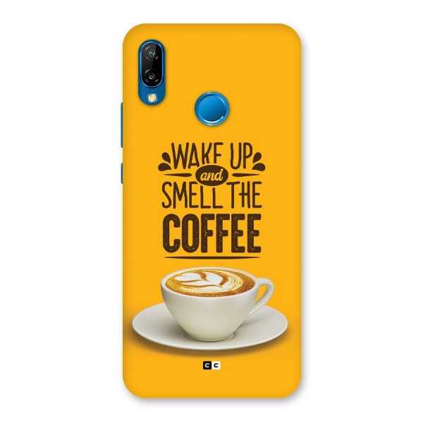 Wake Up Coffee Back Case for Huawei P20 Lite