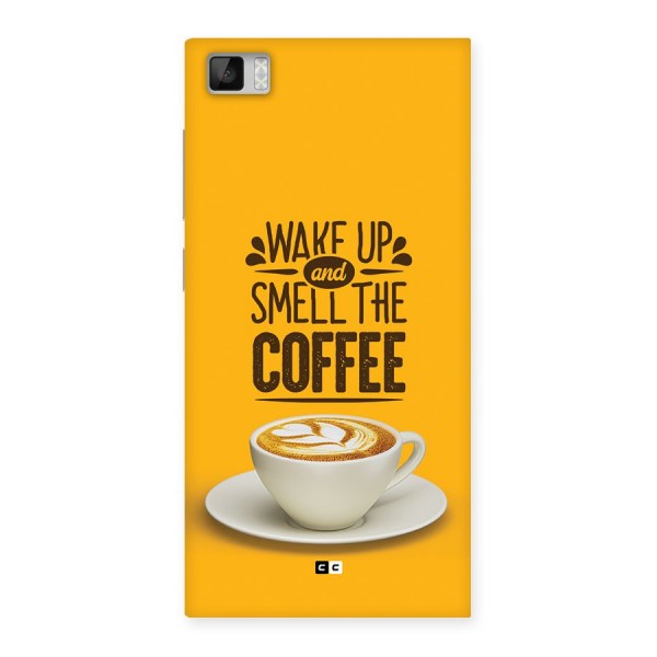 Wake Up Coffee Back Case for Mi3