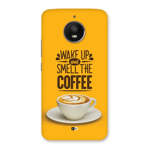 Wake Up Coffee Back Case for Moto E4 Plus