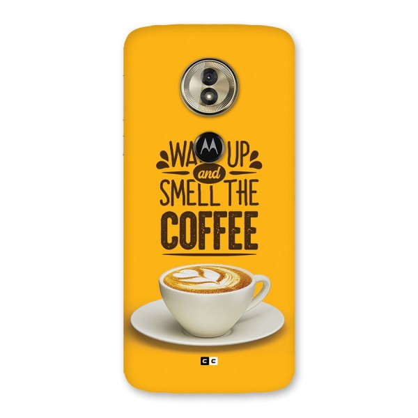 Wake Up Coffee Back Case for Moto G6 Play