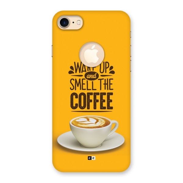 Wake Up Coffee Back Case for iPhone 8 Logo Cut